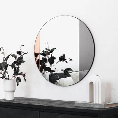 The Range Alpha Accent Mirror - Rose Gold/Smoke