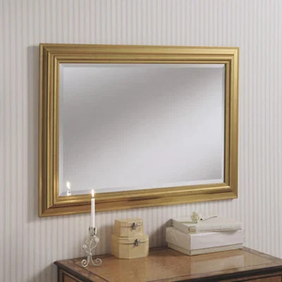 The Range Classic Gold Framed Wall Mirror - Gold