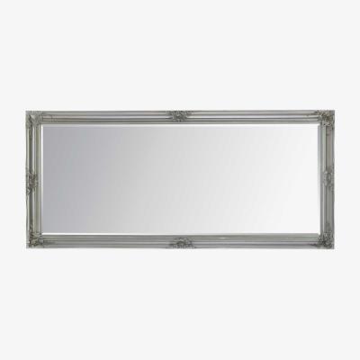 The Range Avon Silver Full length Leaner Decorated Dress Wall Mirror - Grey