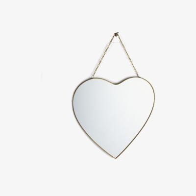 The Range Gold Mirror Heart