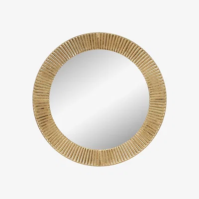 The Range Sara Gilded Round Mirror - Gold