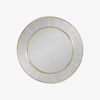 The Range Round Bevelled Gold Mirror - Gold
