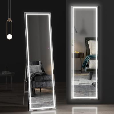 The Range Full Size Body Mirror with Dimming and 3 Colour Lighting For Bedroom  - 140*40cm
