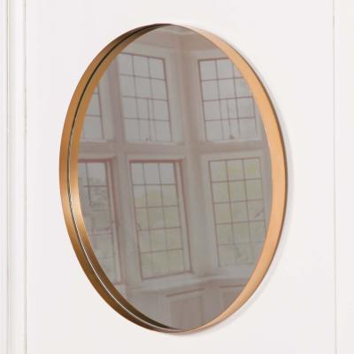 The Range Gold Round Wall Mirror Modern Style - Gold
