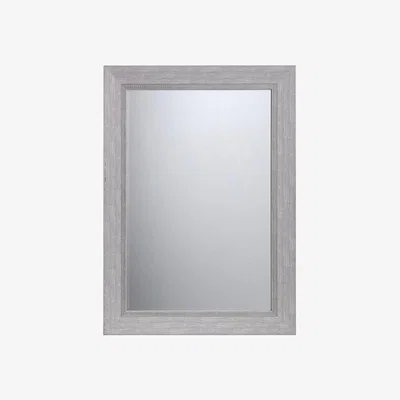 The Range Washed Wood Effect Aztec Mirror