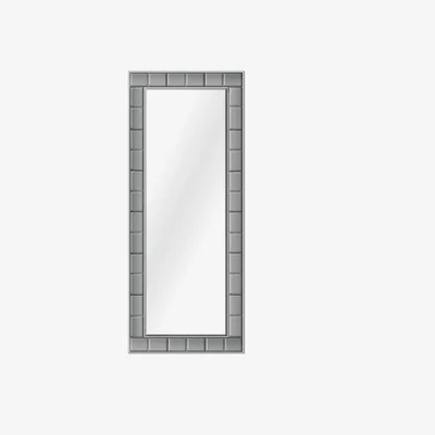 The Range Lean To Smoked Tiled Mirror
