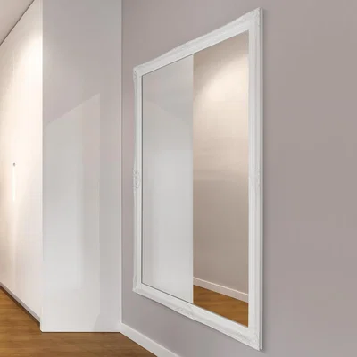 The Range Kingsbury Full Length White Classic Large Wall Mirror - White