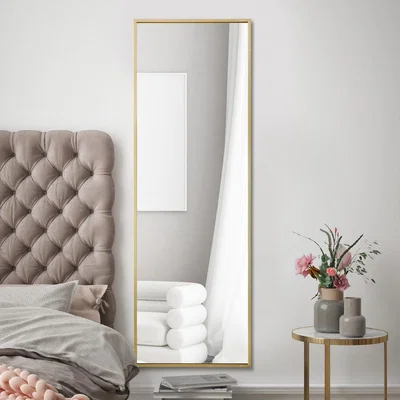 The Range Artus Gold Aluminium Edged Wall Mirror - Gold