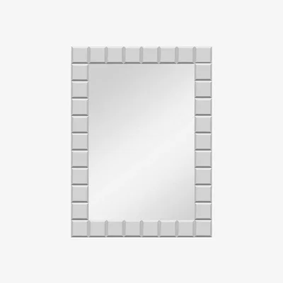 The Range Tile Effect Bevelled Mirror