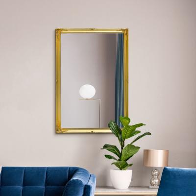 The Range Fraser Gold Beaded Dress Mirror 102 x 71cm - Gold