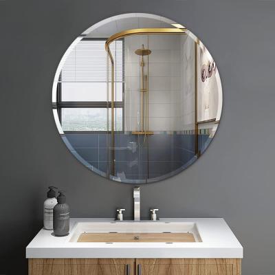 The Range Frameless Round Wall Mounted Mirror - Silver