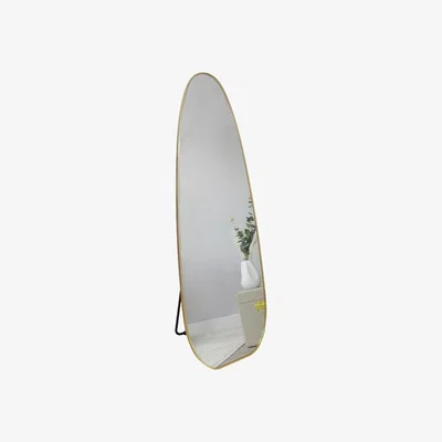 The Range Gold Organic Long Mirror - Gold