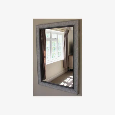 The Range Roma Loire Accent Mirror Finish White Marble - White / 93cm