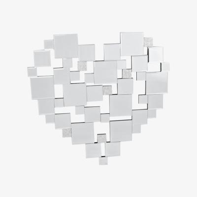 The Range Heart Shaped Glitz Accent Mirror