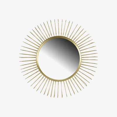 The Range Gold Sunbeam Metal Mirror