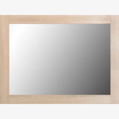 The Range Lisbon Wall Mirror - Light Oak