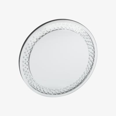 The Range Glitz Clear Jewelled Round Mirror