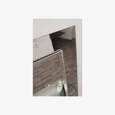 The Range Deenz Double Layer Wall Mounted Bathroom Mirror - Silver