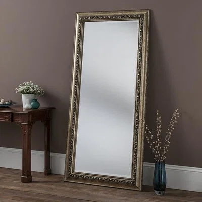 The Range Traditional Framed Full Length Mirror - Champagne