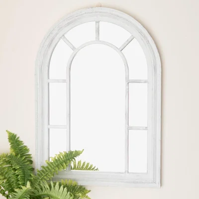 The Range Florence Wall Mirror - White