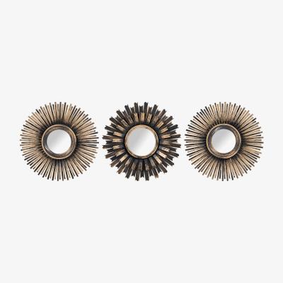 The Range Set of Three Bronze Mara Mirrors - Bronze