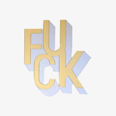 Rockett St George Fuck Decorative Wall Mirror