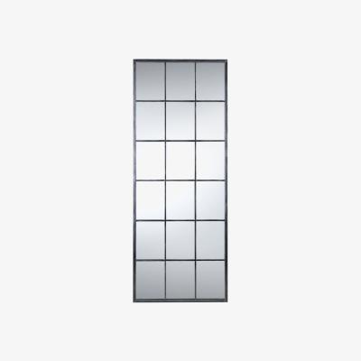 The Range Somma Large Window Mirror - Pewter