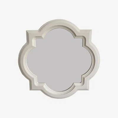 The Range Ivory Quatrefoil Mirror