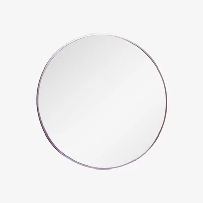 The Range Ariella Rose Gold Round Metal Mirror