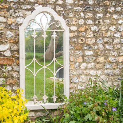 The Range Lyon Mirror - Antique White