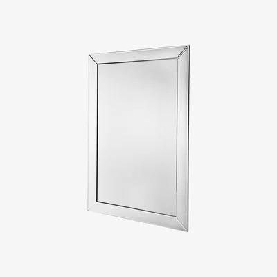 The Range Florence Bevelled Cornered Mirror - Silver