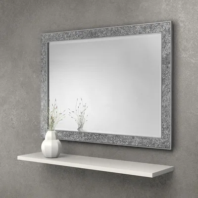 The Range Staccato Fragment Wall Mirror - Silver