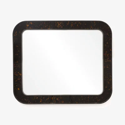 The Rug Seller Arno Rectangular Mirror by William Yeoward in Tortoiseshell