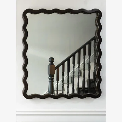 The Rug Seller Keste Rectangular Mirror by William Yeoward in Faux Bronze