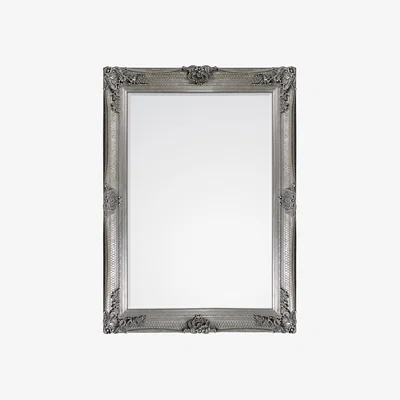 Sofa.com Eliot Large Rectangle Wall Mirror with Silver Frame - sofa.com