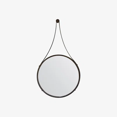 Sofa.com Melville (51cm) Small Round Wall Mirror with Bronze Frame - sofa.com
