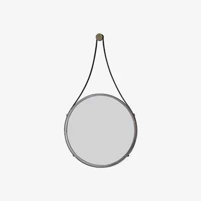 Sofa.com Melville (41cm) Small Round Wall Mirror with Bronze Frame - sofa.com