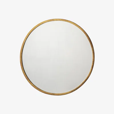 Sofa.com Shelley Round Wall Mirror with Antique Gold Frame - sofa.com