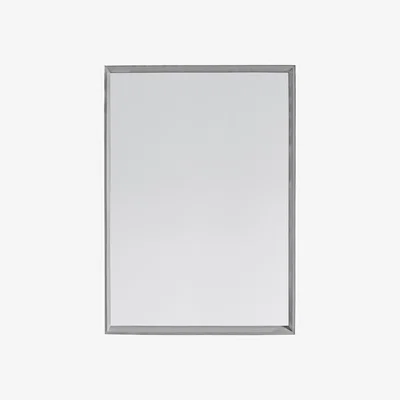 Sofa.com Milton Large Rectangle Wall Mirror with Grey Frame - sofa.com