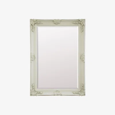Sofa.com Eliot Large Rectangle Wall Mirror with Cream Frame - sofa.com