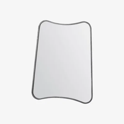 Sofa.com Fleming Small Rectangle Wall Mirror with Silver Frame - sofa.com