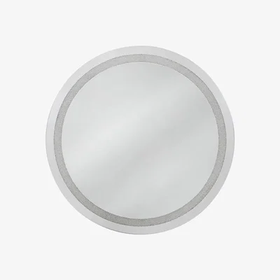 Teddy Beau Deco Home Diamond Crush Large Round Mirror