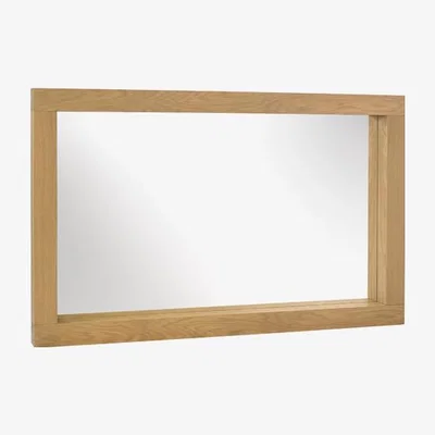 Teddy Beau Bentley Turin Landscape Oak Rectangular Wall Mirror