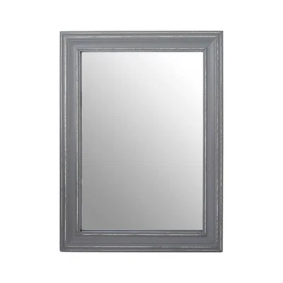 Teddy Beau Teddy's Collection Hilton Antique Grey Wall Mirror