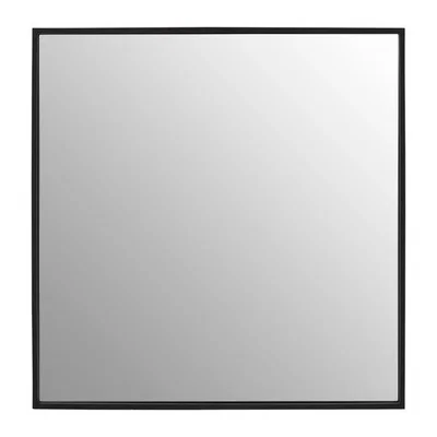 Teddy Beau Teddy's Collection Matte Black Square Wall Mirror / Large
