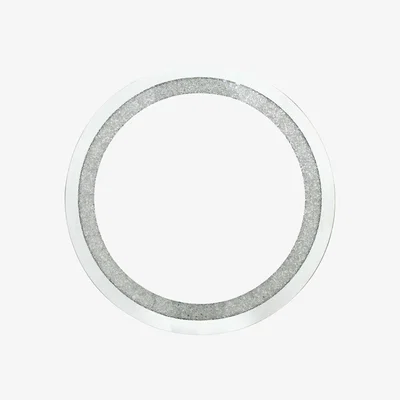 Teddy Beau Deco Home Diamond Crush Small Round Mirror