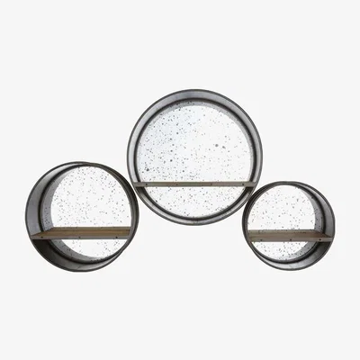 Teddy Beau Teddy's Collection Toni Set Of 3 Wall Mirrors