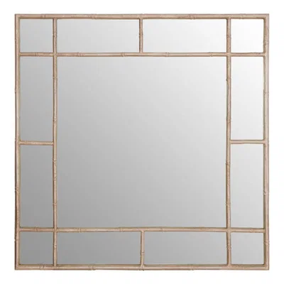 Teddy Beau Teddy's Collection Zach Antique Silver Wall Mirror