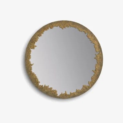 Tobias Oliver Porta Romana I Crater Mirror I Crater Gold