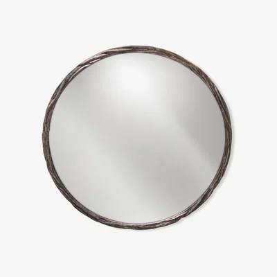 Tobias Oliver Porta Romana I Laurel Mirror I Burnt Silver